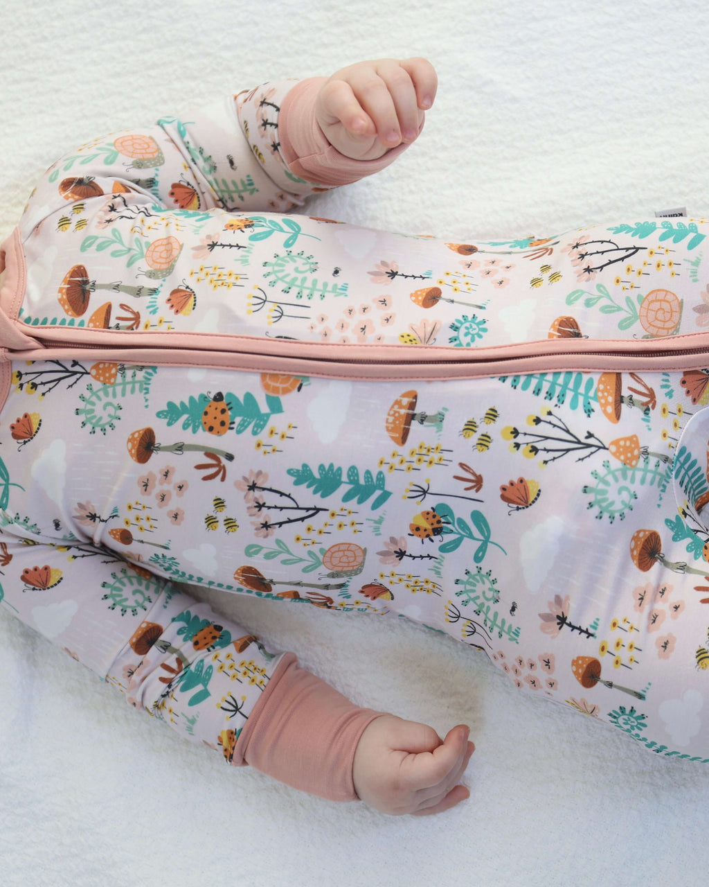 Bamboo Zipp Jammies - Fern  🌿