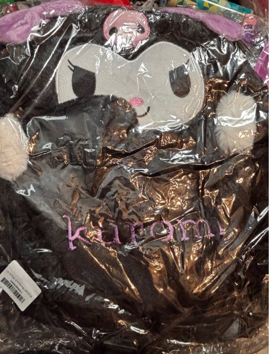 Sanrio Kuromi Plush Character Backpack
