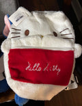 Sanrio Hello Kitty White and Red Plush Mini Backpack