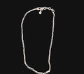 Brighton Silver Tone Heart Clasp Cable Chain Necklace