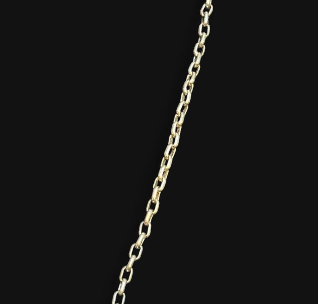 Brighton Silver Tone Heart Clasp Cable Chain Necklace