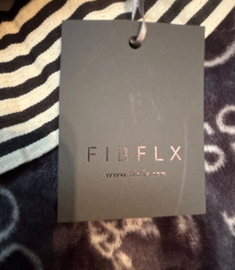 FIBFLX Packable Striped Wide-Brim Bucket Hat