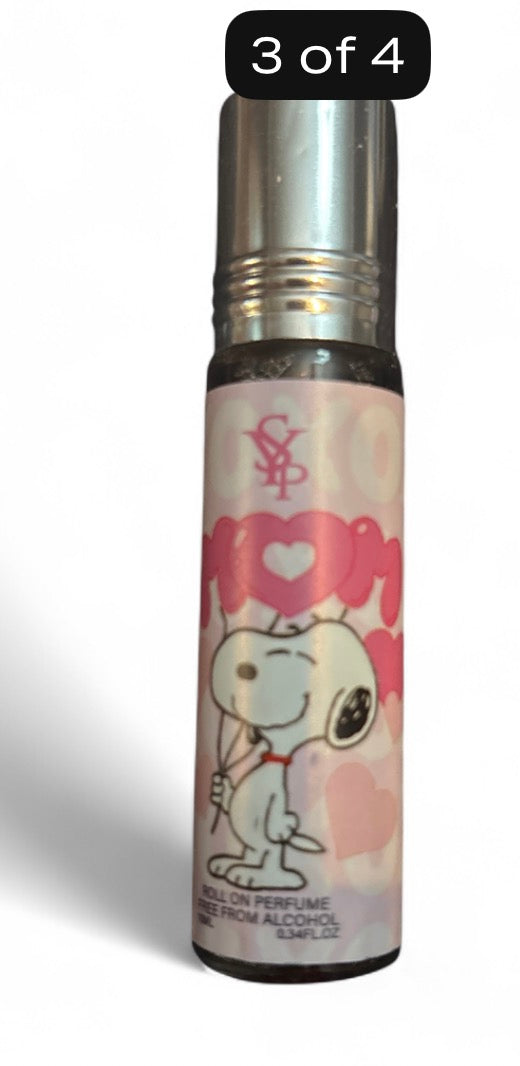 Miniso Peanuts Snoopy 'Mom' Alcohol-Free Roll-On Perfume 10ml/0.34 fl oz