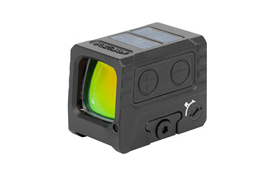 Holosun Technologies AEMS Micro |  Gold Dot |  Enclosed Pistol Sight |  2 MOADot and 32 MOA Circle |  Anodized Finish |  Black |  Includes RMSc-AEMS MICRO Adapter Plate