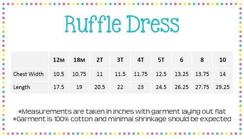 Girls Ruffled Dress with Tie