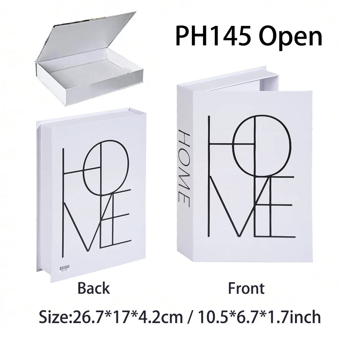 Luxury Fake Books Home Decoration Accessories for Living Room Fashion Fake Book Storage Box Simple Nordic Coffee Table Books