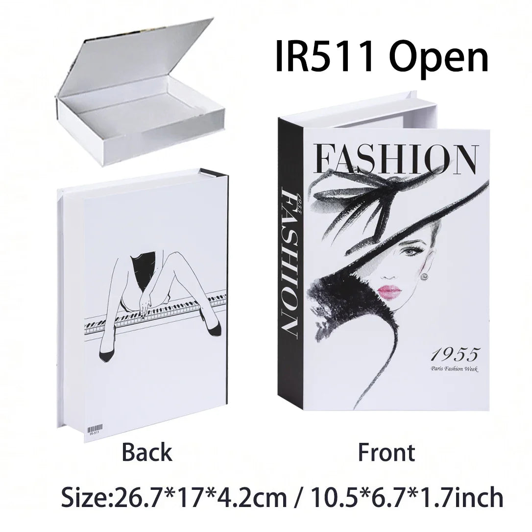 Luxury Fake Books Home Decoration Accessories for Living Room Fashion Fake Book Storage Box Simple Nordic Coffee Table Books