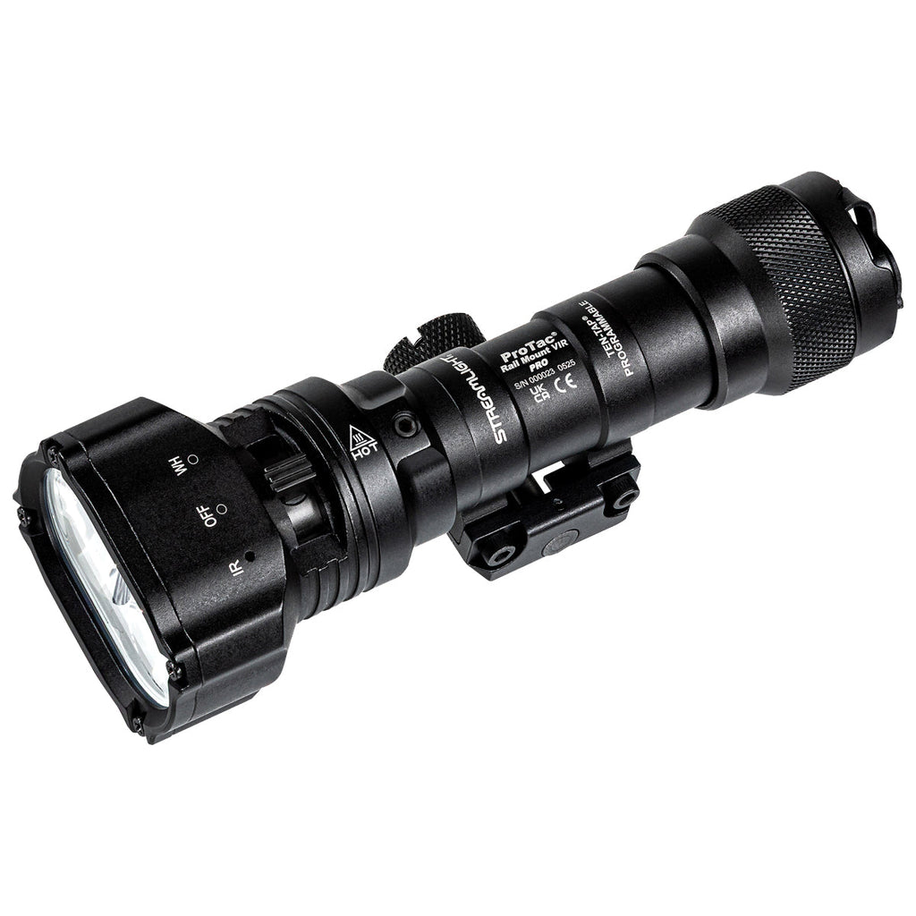 Streamlight ProTac VIR Pro | Multi-Fuel Light w/ 40,000 Candela & IR Illuminator | Night Vision Ready