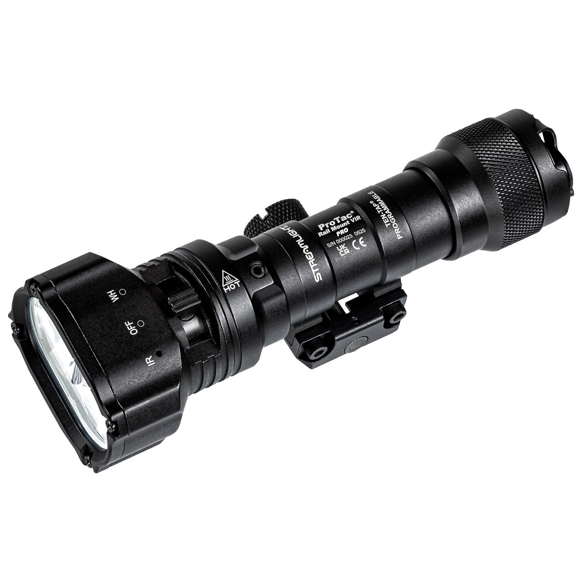 Streamlight ProTac VIR Pro | Multi-Fuel Light w/ 40,000 Candela & IR Illuminator | Night Vision Ready