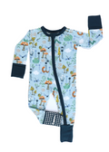 Bamboo Zipp Jammies - Critter