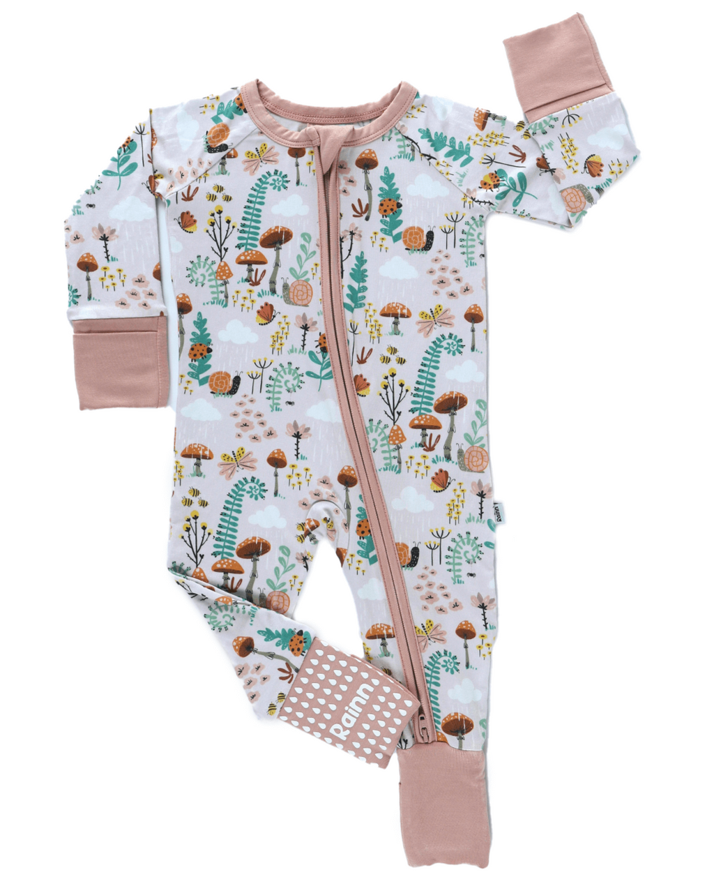 Bamboo Zipp Jammies - Fern  🌿