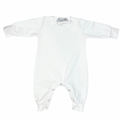 Threaded Cotton Boy Long Sleeve Romper 100% Cotton